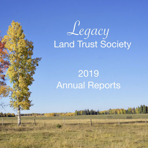 about legacy land trust annual reports